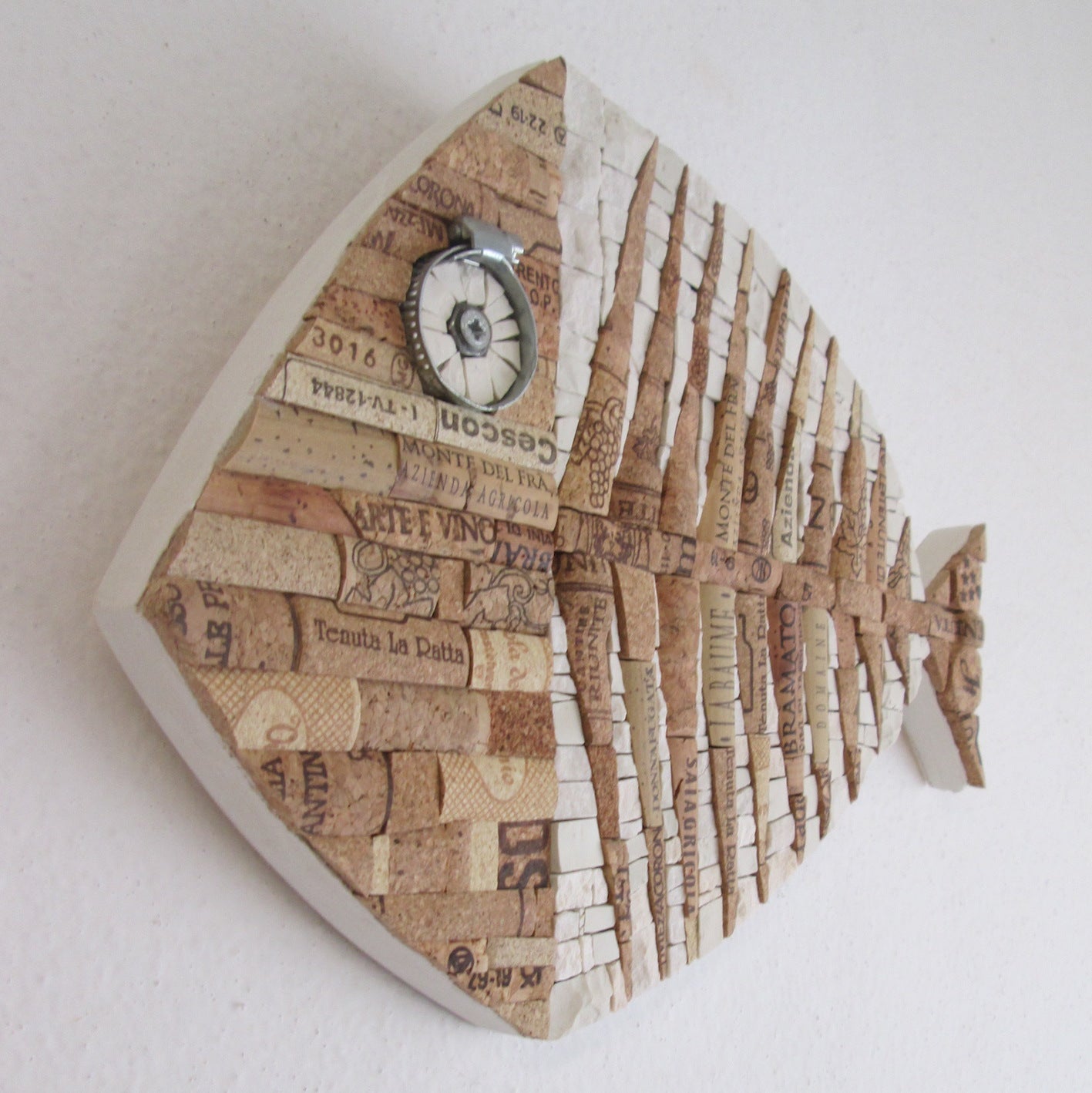 Fishbone cork art - Zama Labz