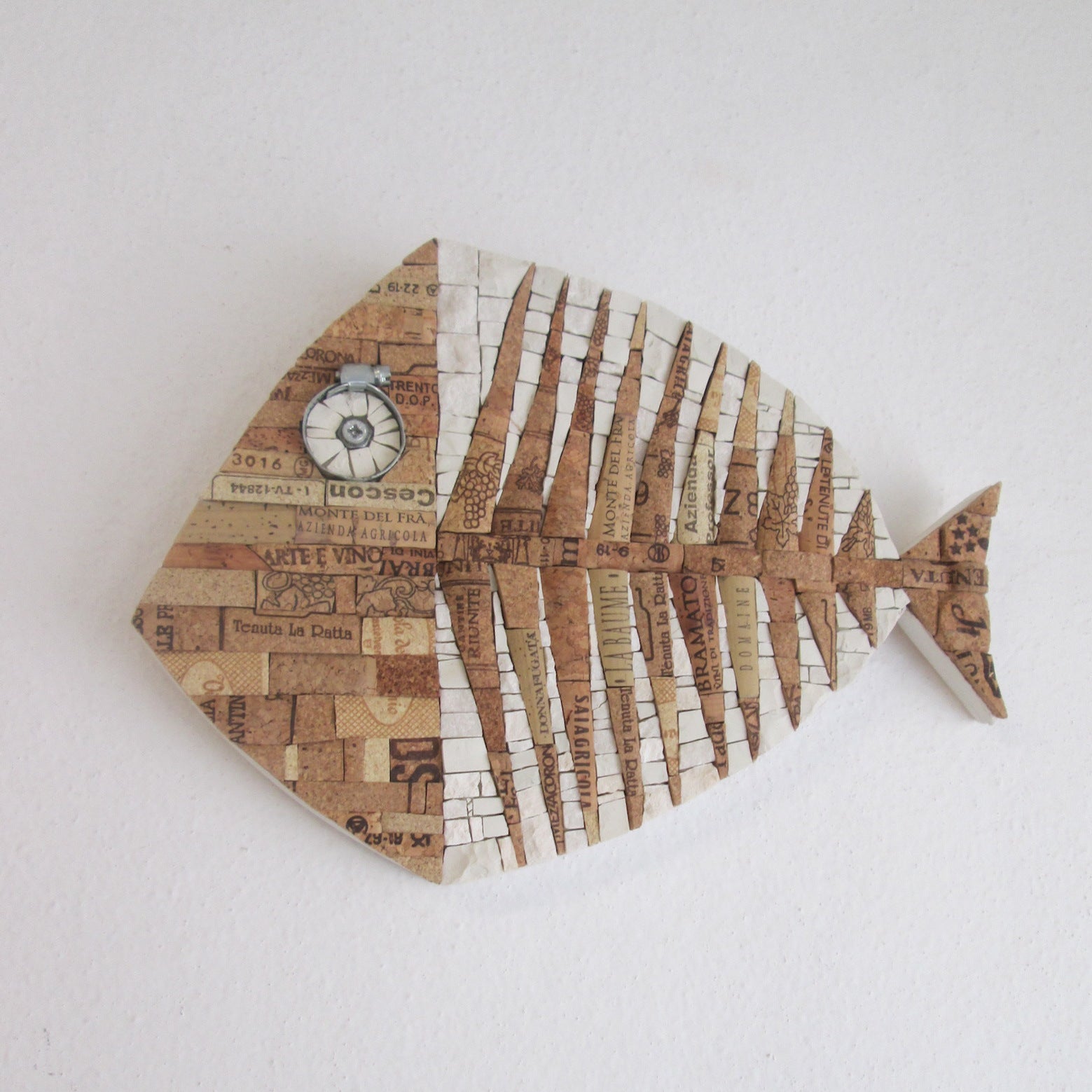 Fishbone cork art - Zama Labz