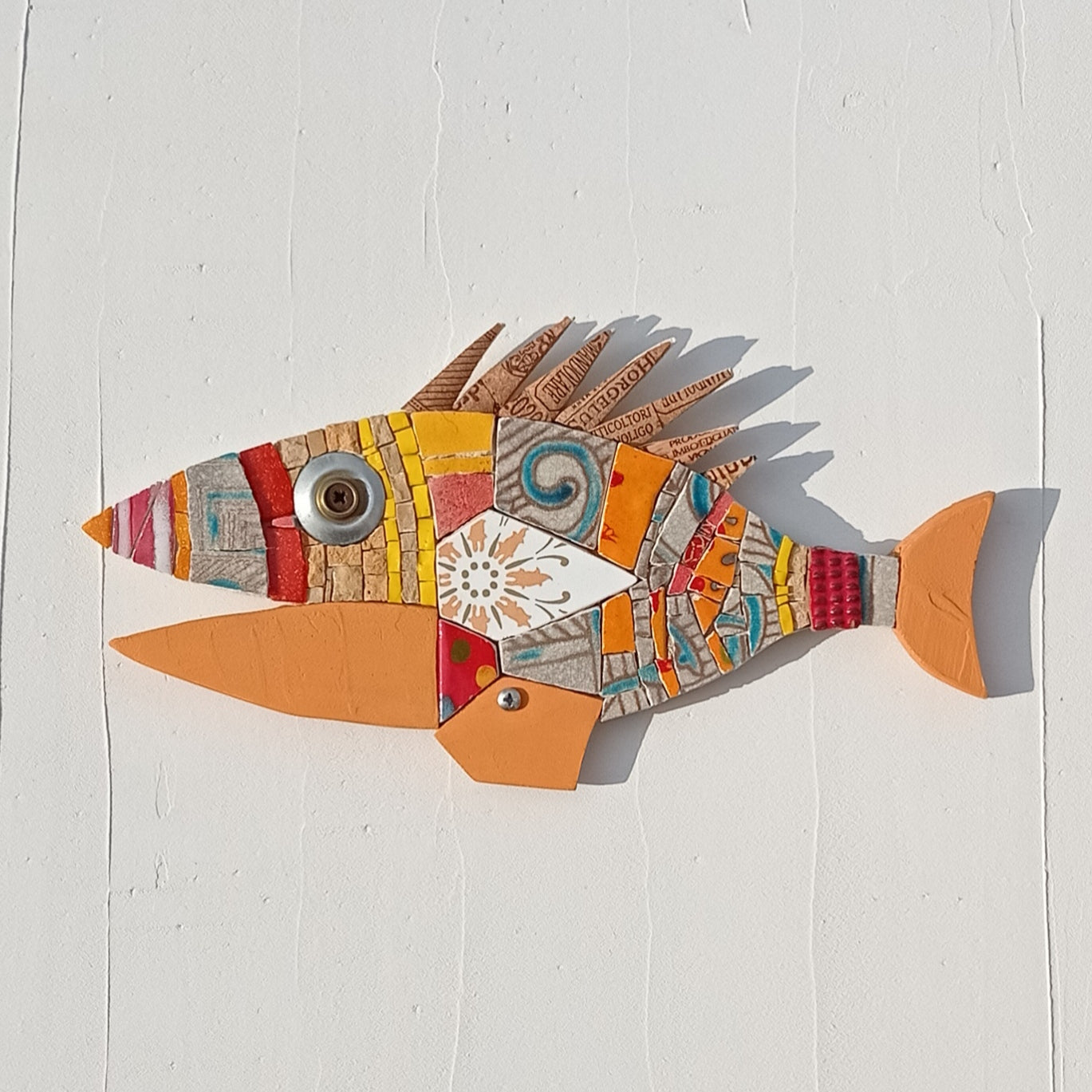 Mosaico che raffigura un pesce pagliaccio