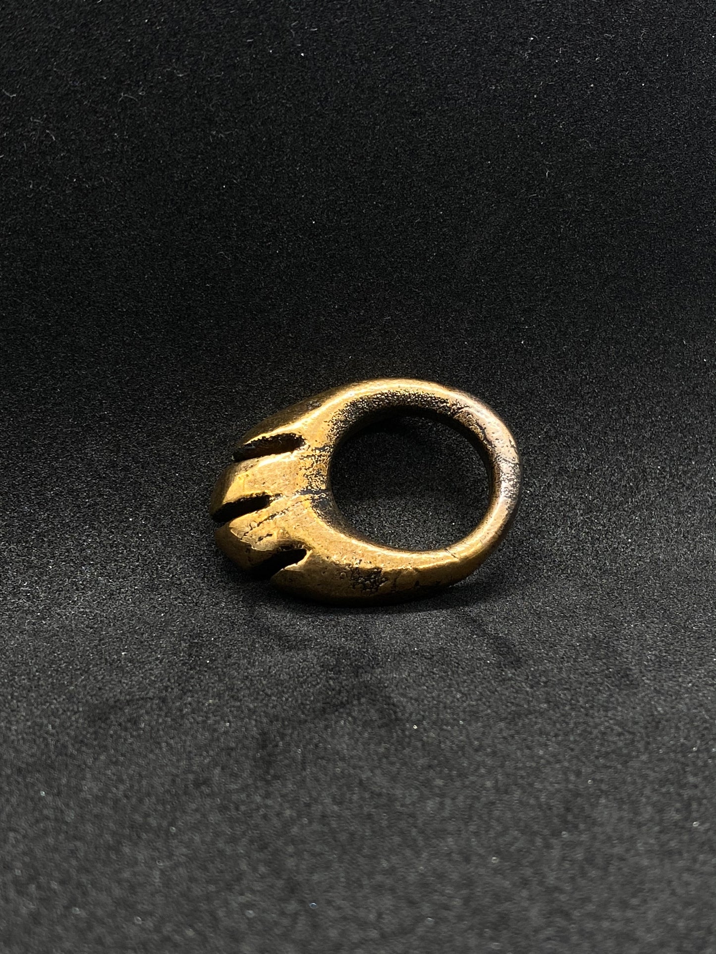 Anello zampa in bronzo - Zama Labz