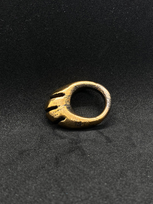 Anello zampa in bronzo - Zama Labz