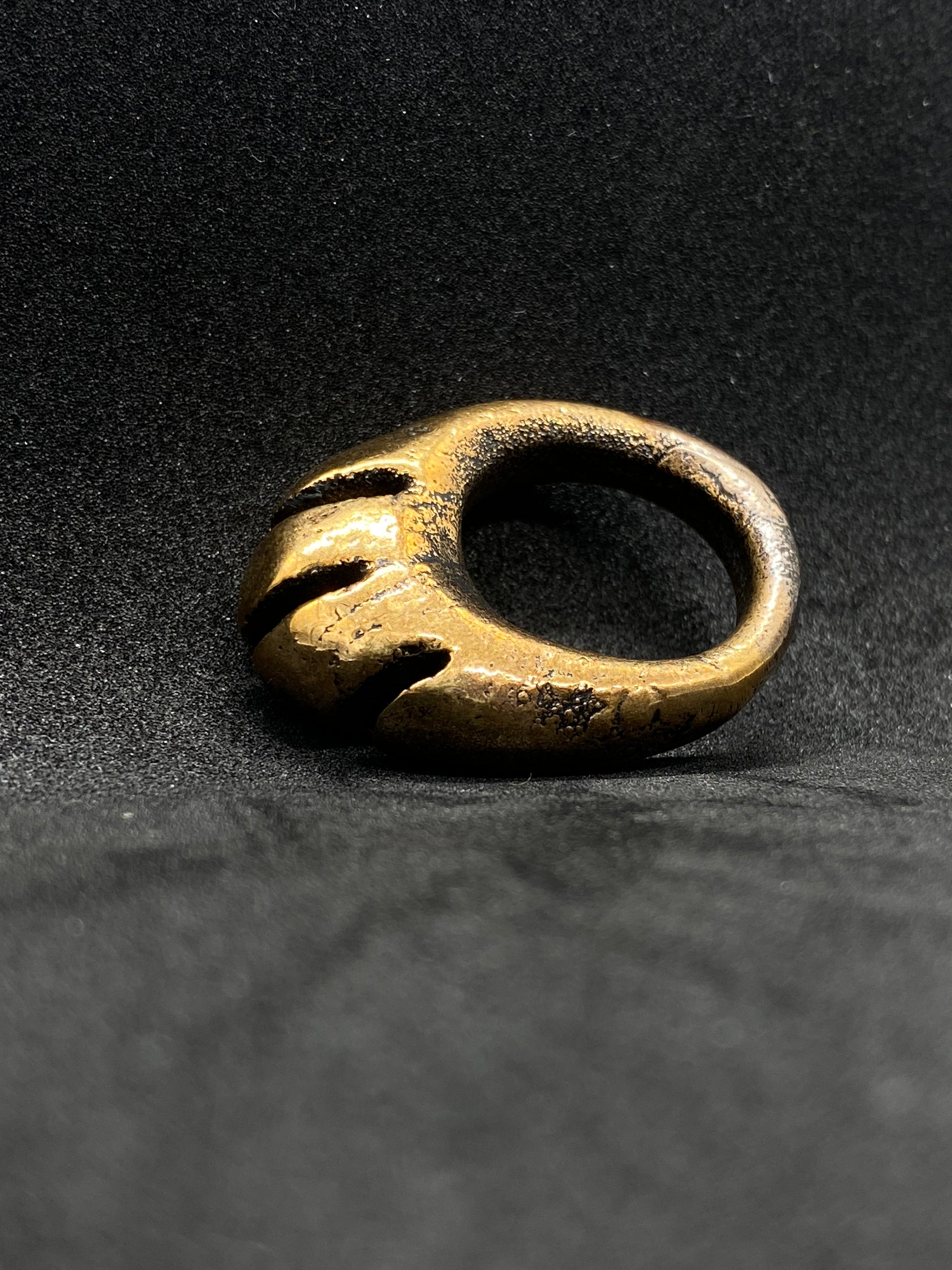 Anello zampa in bronzo - Zama Labz